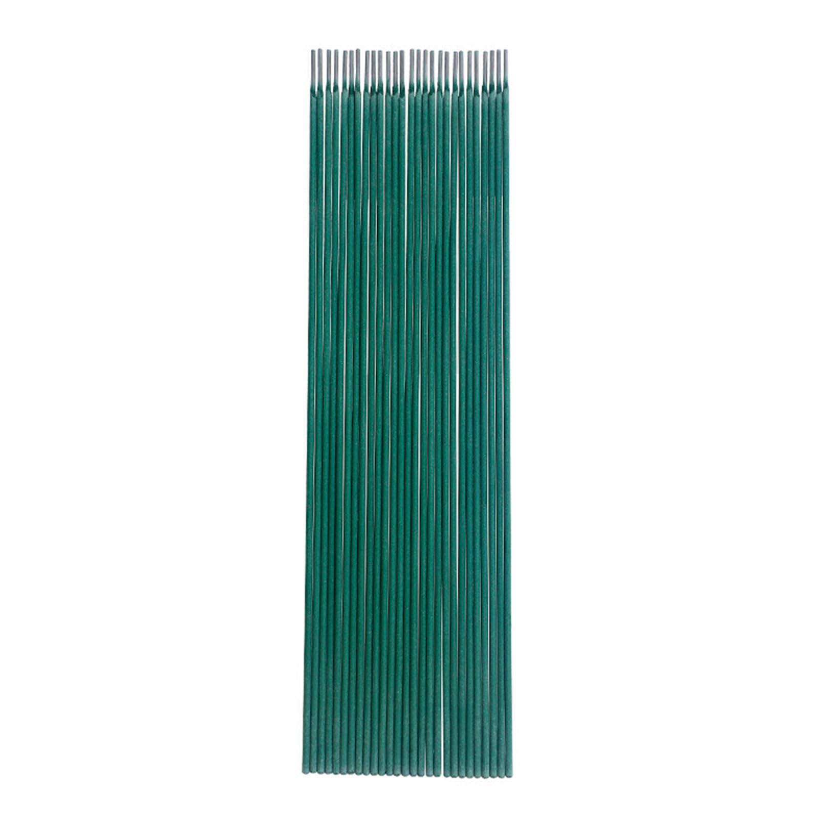 Splatter Welding Rod Electrodes 300Mm Length Carbon Steel Welding Stick Electrodes for Stable Efficient Use Green