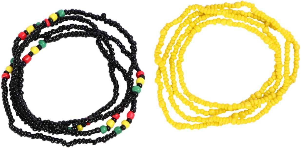 Beaded Waist Chain Bikini Body Jewelry Handmade Belly Waist Beads for Women Set