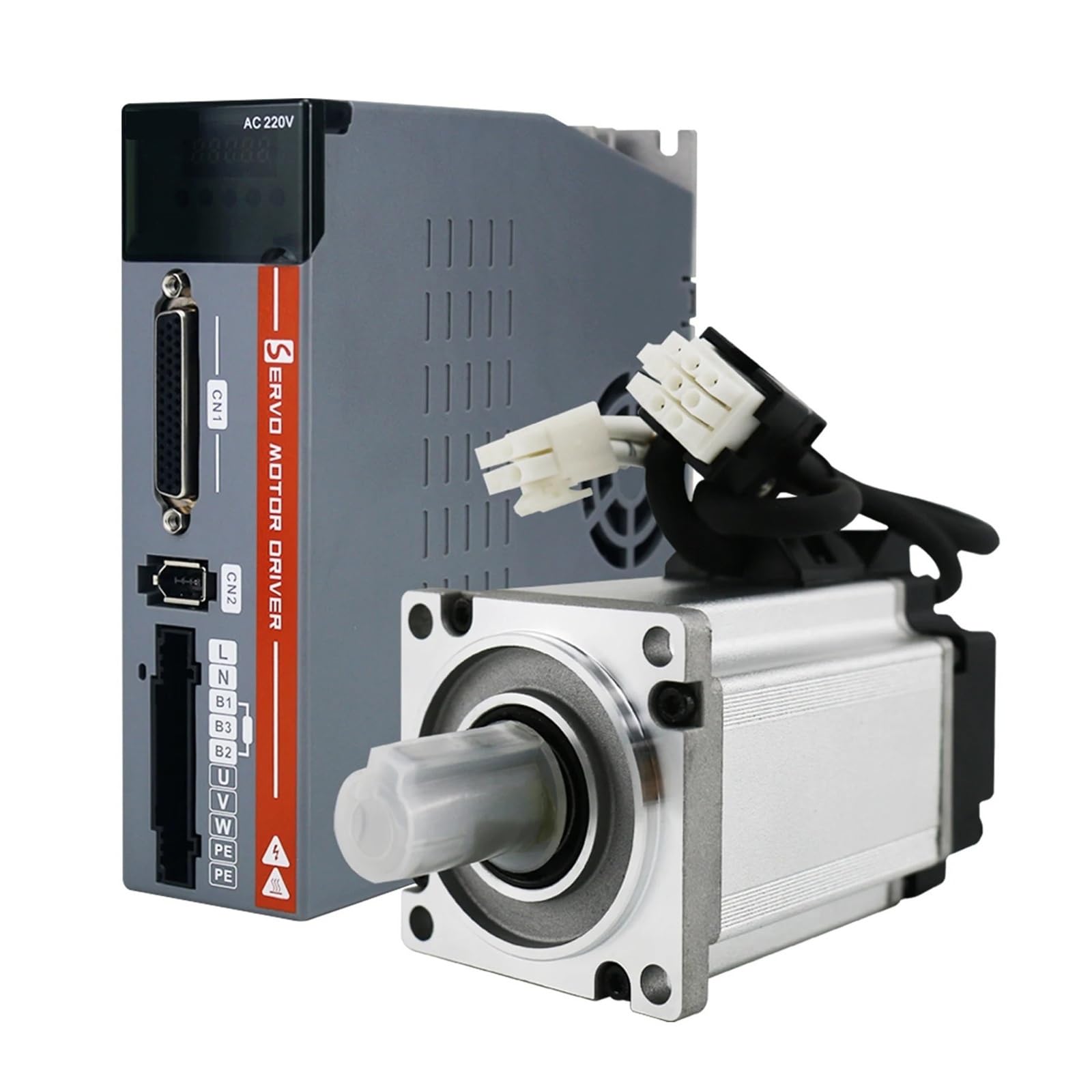 Servo Motor Industry A5 200W 400W 600W AC servo Motor with Drive 60st 3000rpm 17bit 23bit incremental Absolute(600W 17bit Increment)