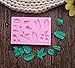 Natural Tree Leaf Candy Fondant Mold/Cake decoration mold/Silicone Sugar Craft Chocolate Cake Mould （NO Flower）