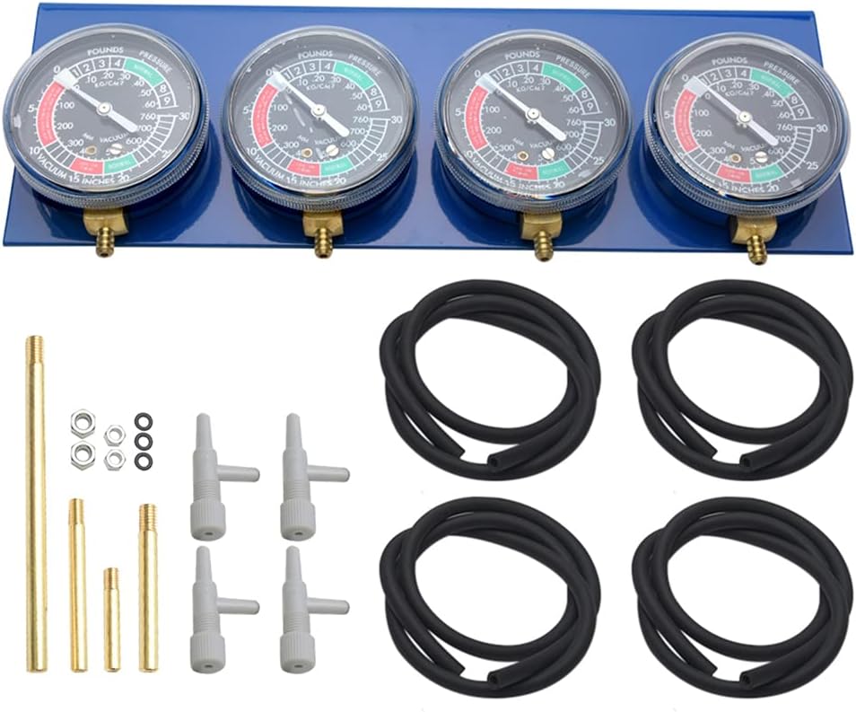szlsl88 Motorcycle Vacuum Gauge,Motorcycle Carburetor Synchronizer Balancer,Motorcycle Testing Accessory