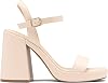 DREAM PAIRS Tacones para Mujer de Plataforma Gruesa con Sandalia 7