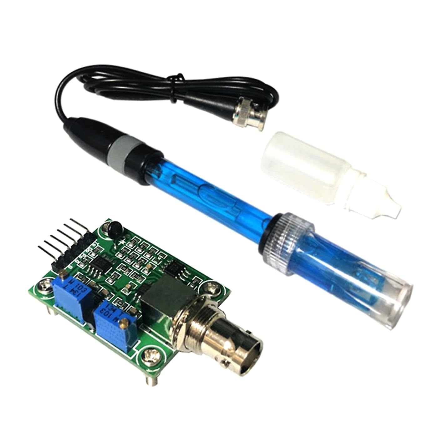 Electronic Spices Liquid PH 0-14 Value Detection Regulator Sensor Module