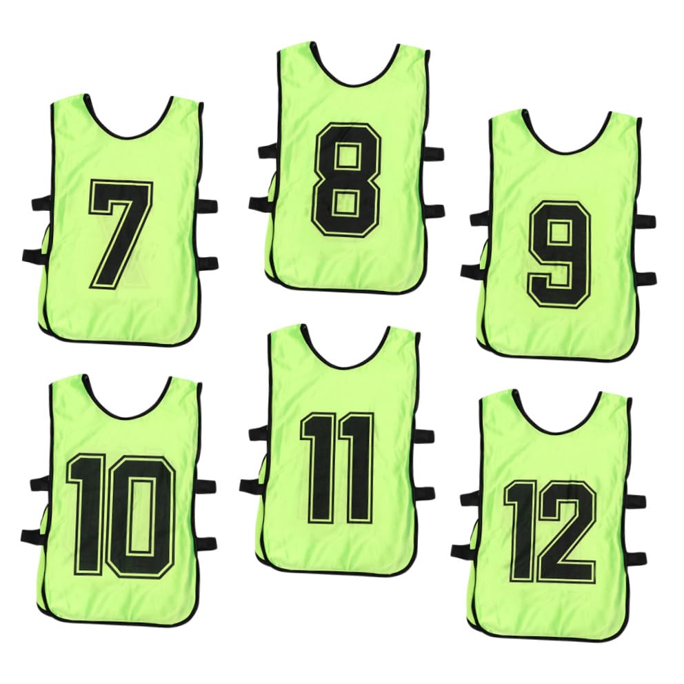 Gilet d'équipe en polyester vert confortable pour distinguer vos joueurs - 6