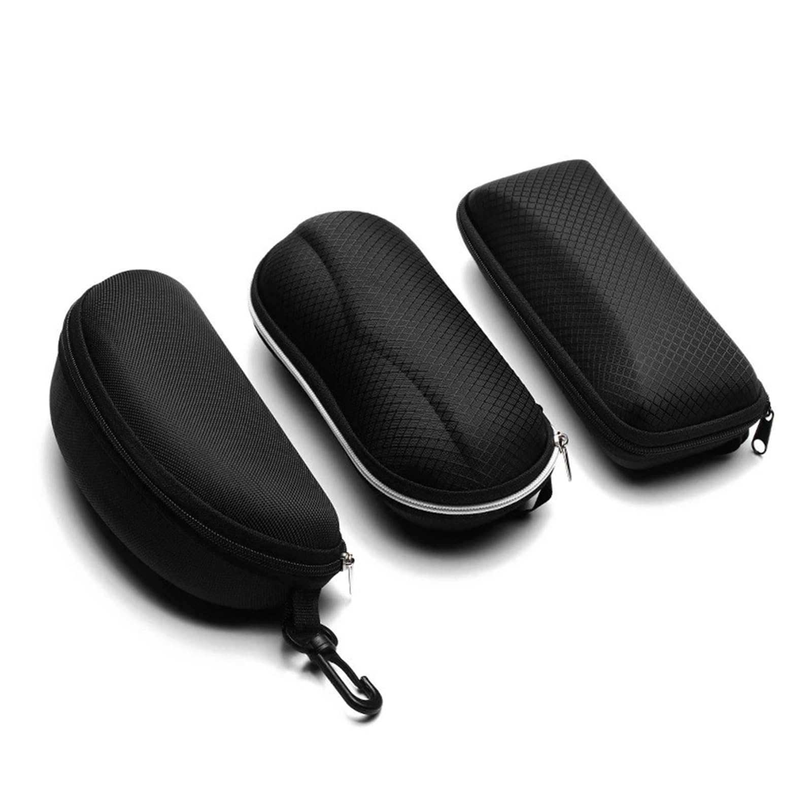 funda gafas Estuche Protector For Gafas De Sol For Hombre Y Mujer Bolsa Viaje Rígida Negra Portátil Con Cremallera