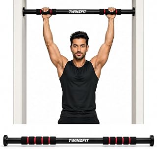 Pull up Bar for Home for Kids & Adults 100 KG Pull up Bar Wall Mounted with Anti-Skid Grip No-Drill Installation Pull-up Bars for Home Workout Gym Equipment for Home Workout (62-100 CM)