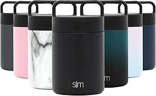 Simple Modern Vacuum Insulated Food Jar Thermos for Hot Food | Reusable Stainless Steel Leak Proof Lunch Storage for Soup,...