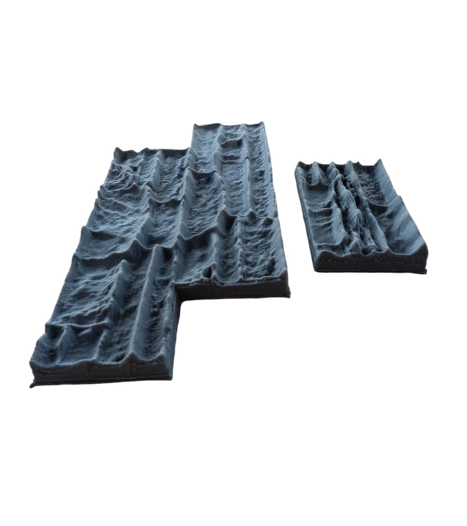 TK Moldes para hormigon impreso, mortero impreso y cemento impreso semirígido y reutilizable. Cemento vertical, hormigon vertical, mortero vertical. 40cm x 20cm. (PIEDRA EN Z)