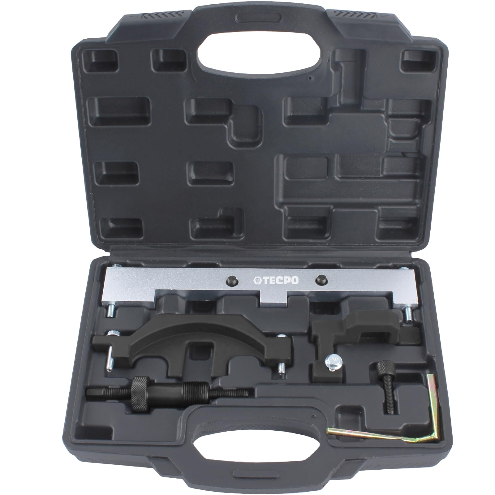 TECPO Juego de herramientas de ajuste de motor adecuadas para motores de gasolina BMW N40 N45 1,6 L con doble árbol de levas E81 E87 E46 E90, incluye kit de herramientas de ajuste del motor