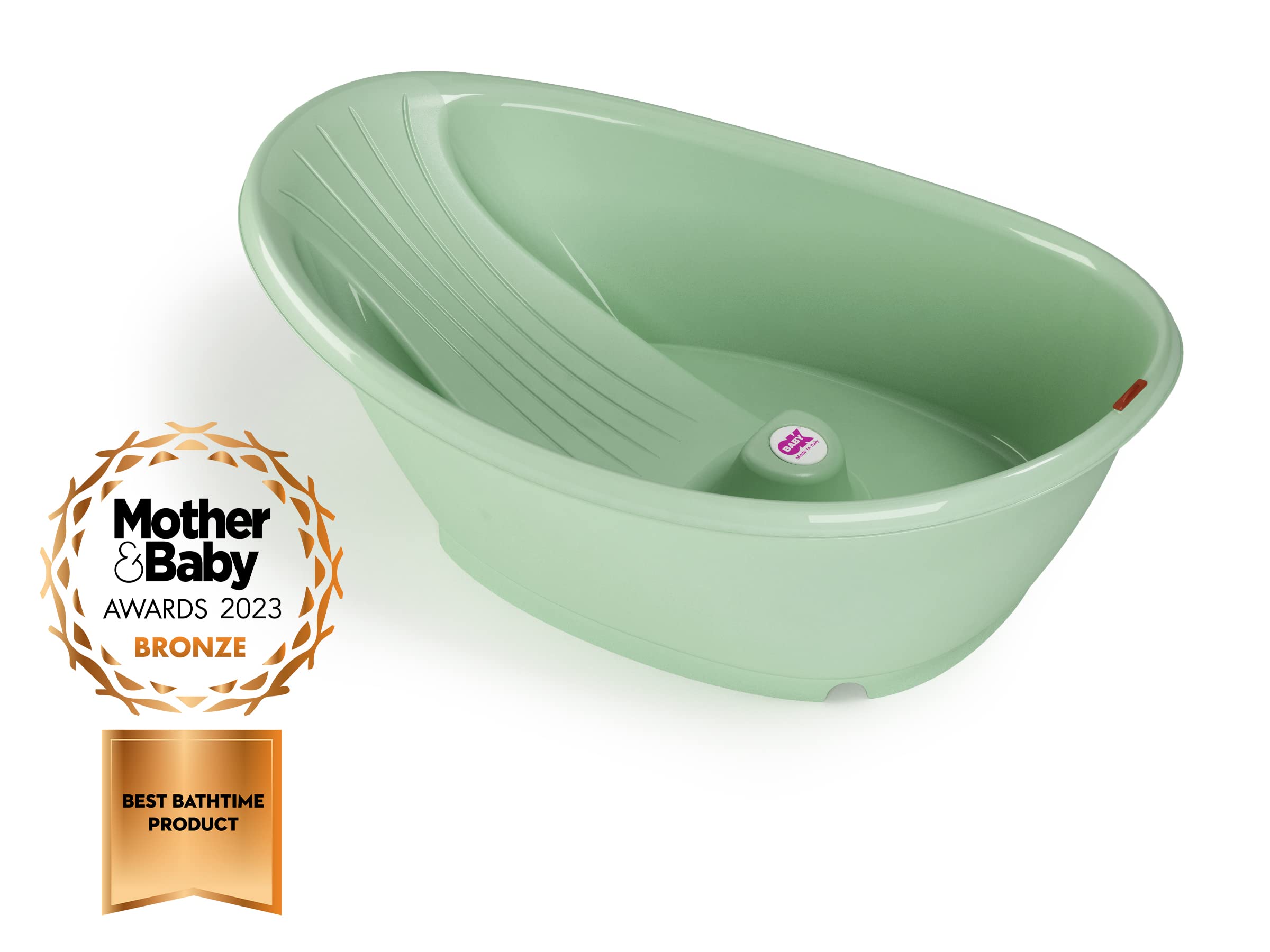 OKBABY Bella - Vaschetta Avvolgente per il Bagnetto del Neonato 0-12 Mesi - Verde