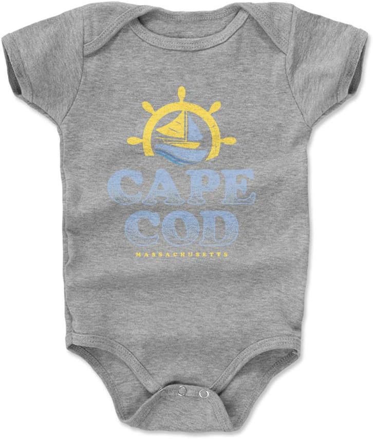 500 LEVEL Cape Cod Baby Infant One Piece Bodysuit (3-24 Months) - Cape Cod Massachusettss Retro