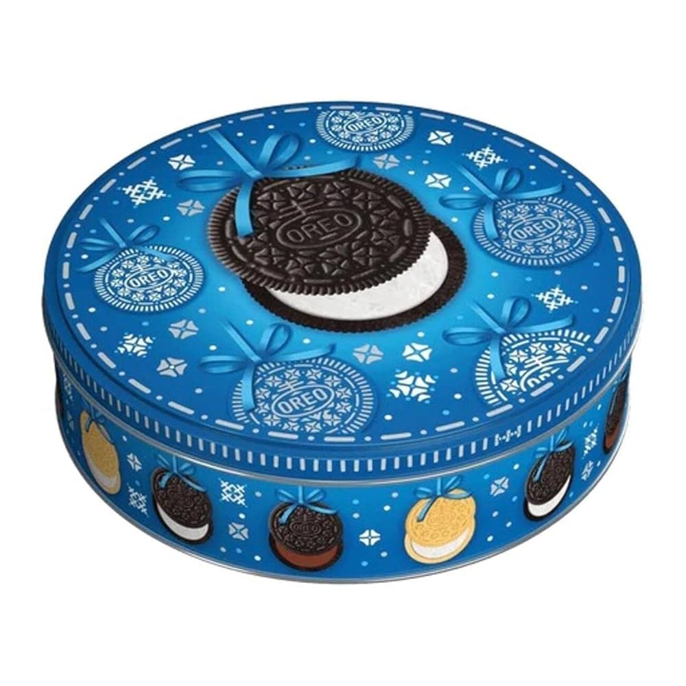 Amazon.co.jp: Oreo Christmas Tin 396g オレオ クリスマス缶