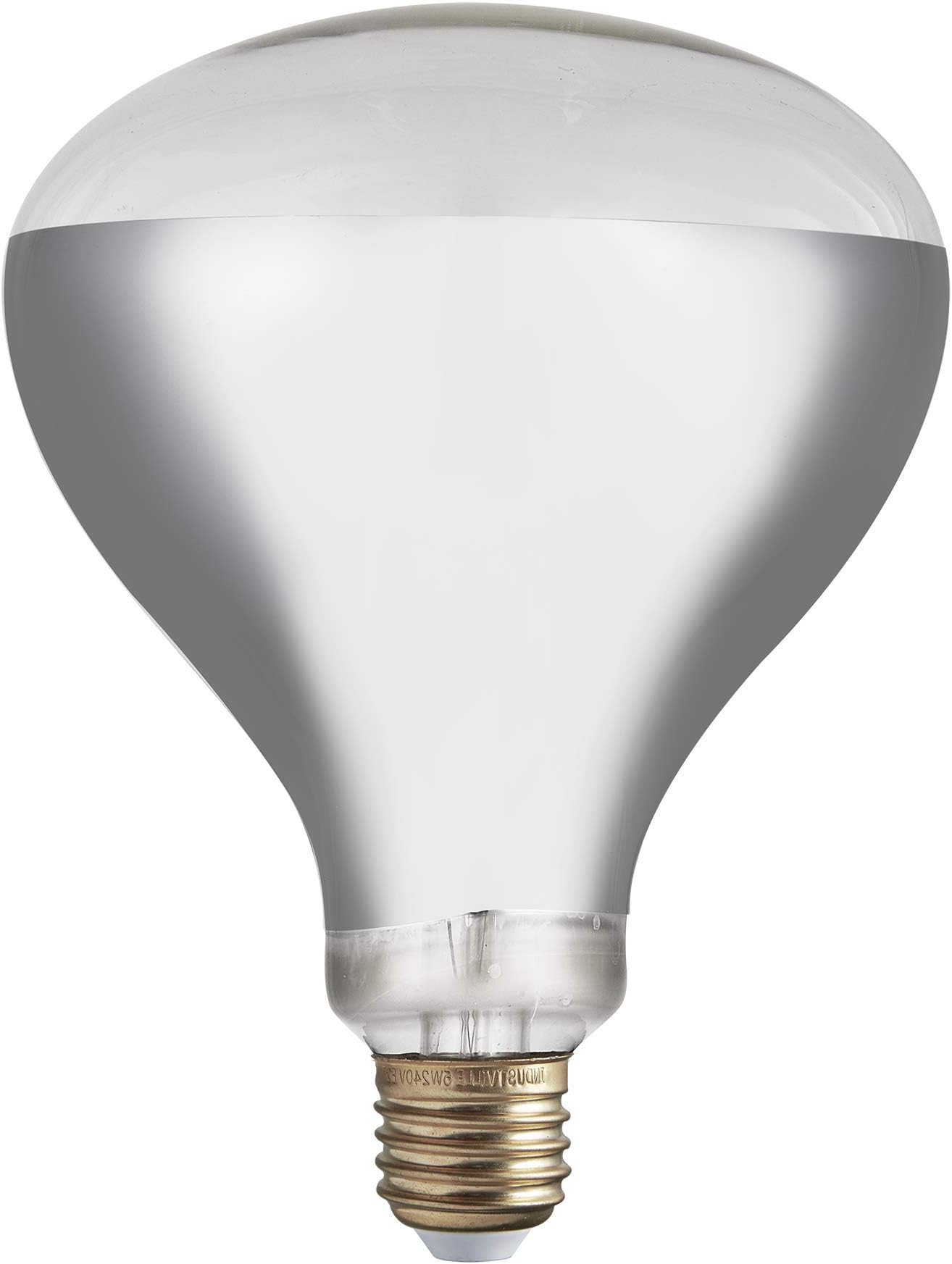 Industville - Vintage Infrared Heat Bulb - 250W E27 240V - Clear - Vintage Edison Bulb - Glass - 16.5 X 12.5 cm