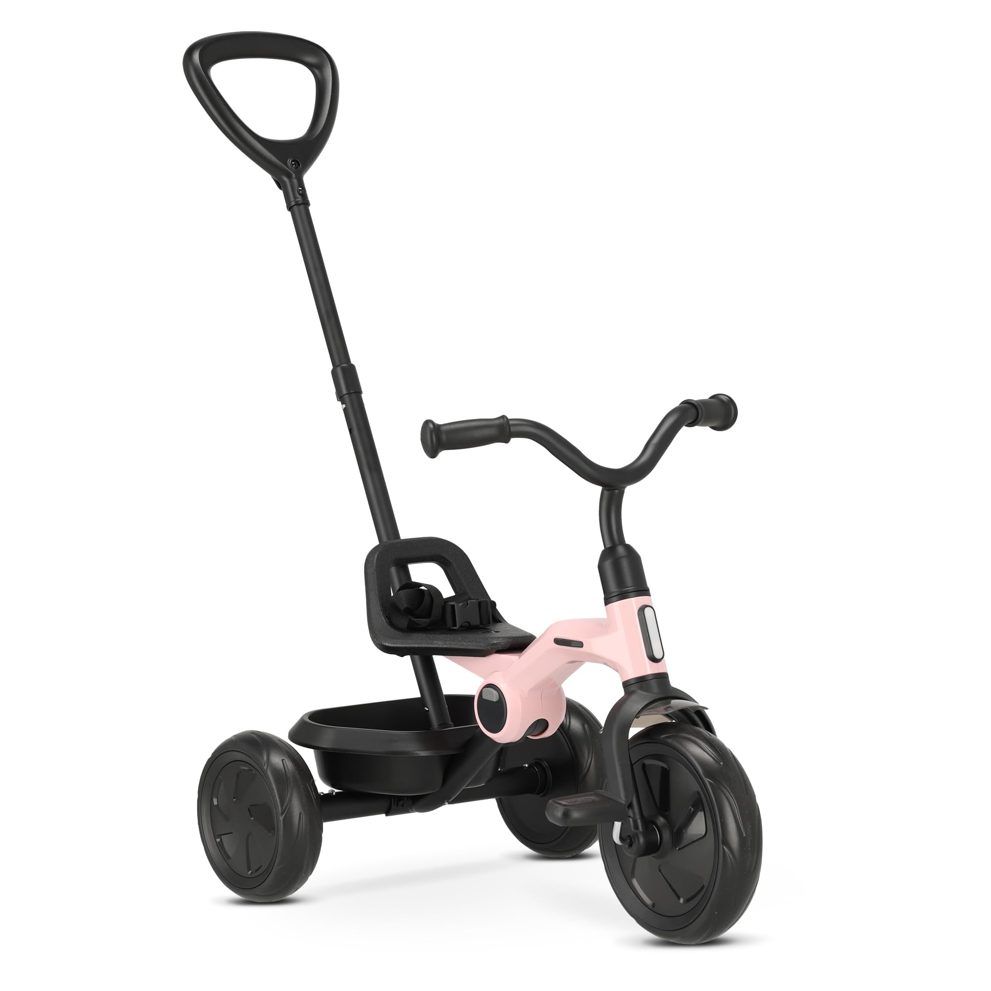 Deryan 2in1 Drifter Tricycle – Children's Tricycle 2-6 Years – Learning to Walk Aid with Load Capacity up to 25 kg – Includes Steering Bar, Seat Belt – Foldable and