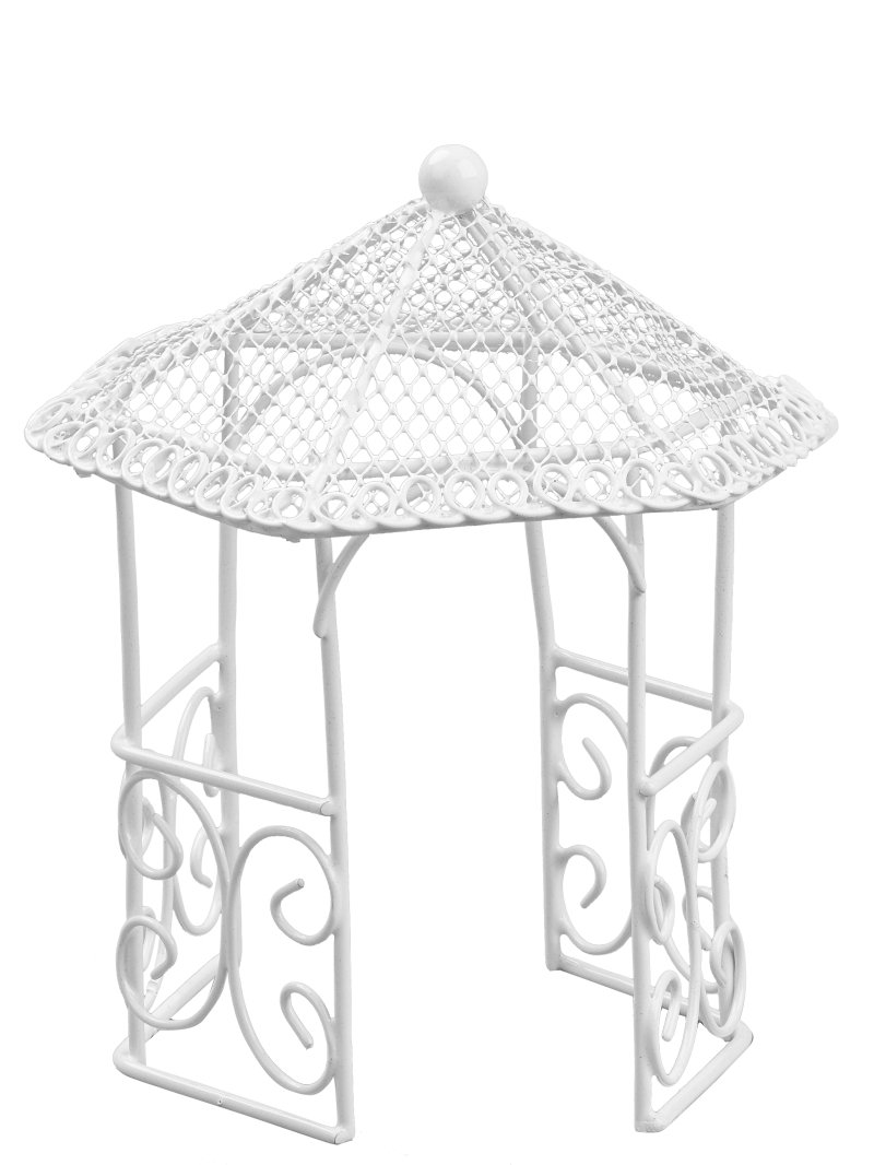 Hobbyfun Gazebo Approx. 14 cm White