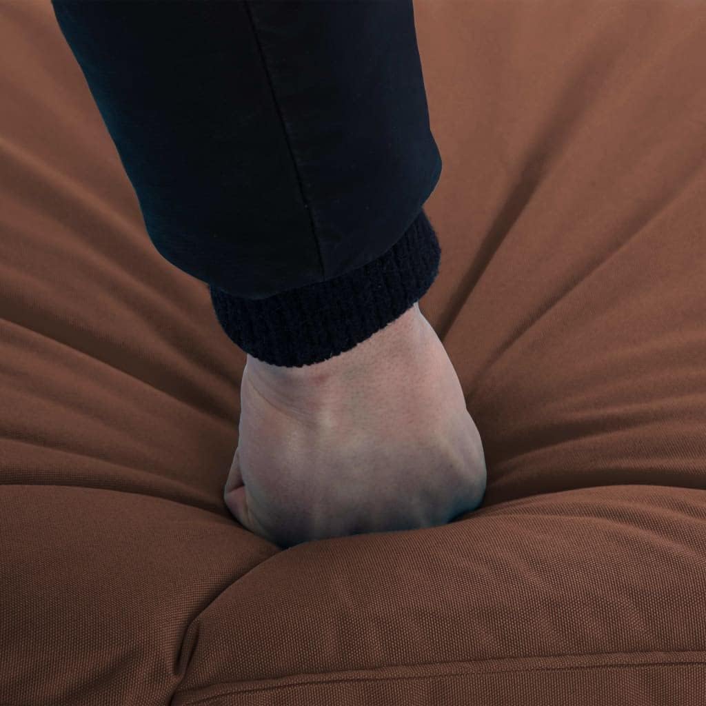 Foldable Sunlounger,Patio Furniture,Outdoor Seating,Sun Loungers Outdoor,Lounge Chairs for Outside,Five LevelsAdjustment,for Outside,Patio,Yard,Lawn,Beach,Sunbathing, Oxford Fabric Brown