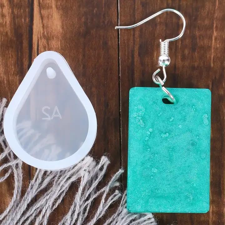 EZ Living Silicone Jewelry Making Tool Set | DIY Casting and Jewellery Mould Handling Tools | Lightweight Durable Accessories for Resin Art Craft Projects (3 Pieces) 3