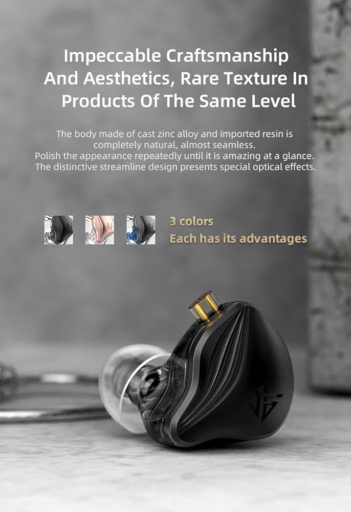 Amazon.com: KZ ZEX Earbuds 1 electrostatic + 1 Dynamic