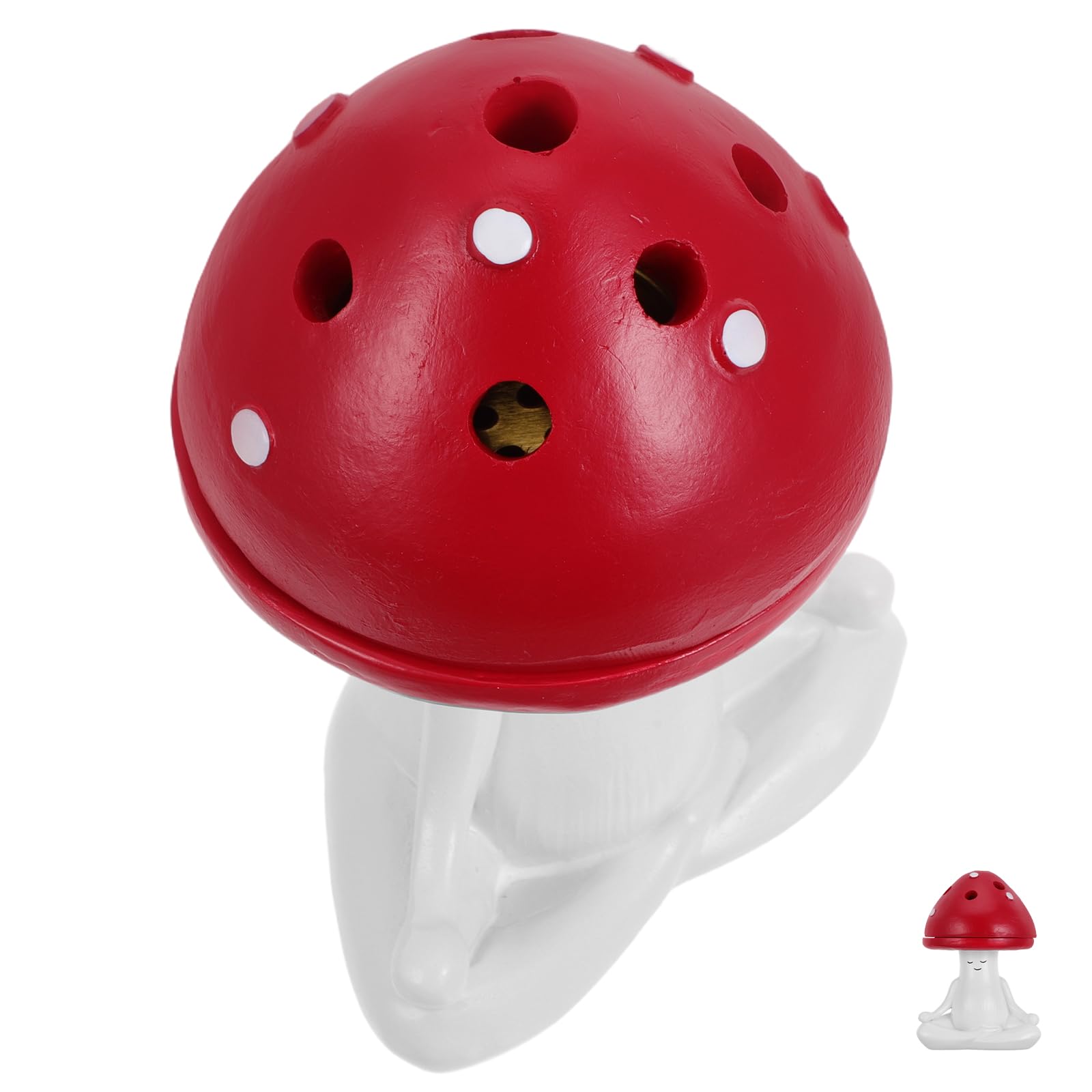 Brûleur d'parfum en résine champignon contre le stress, porte-cônes aromathérapie