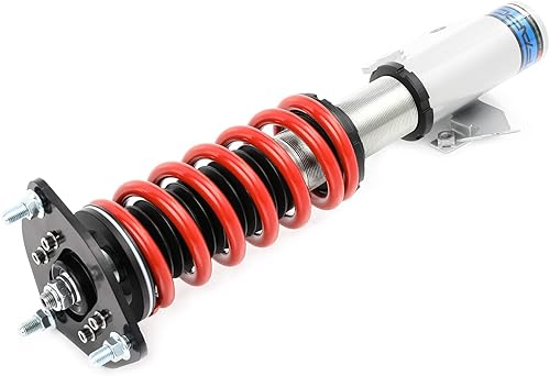 Miniatura 3 de FAPO Coilover de altura ajustable para Nissan 350Z 2003-2008 para Nissan Skyline V35CV35 2001-2007, resorte helicoidal monobubo sobre amortiguador,