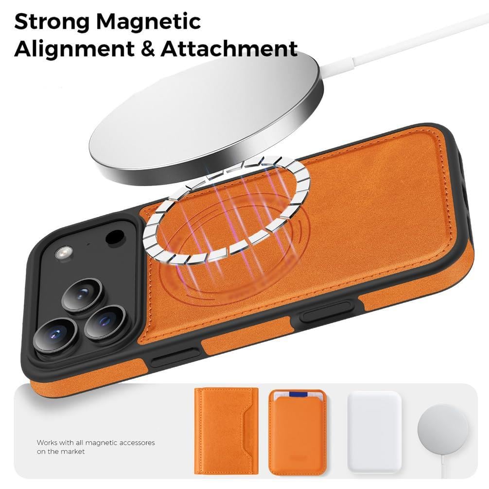 Genérico Funda magnética for iPhone 17 Pro Max/17 Pro/Air/17 Billetera