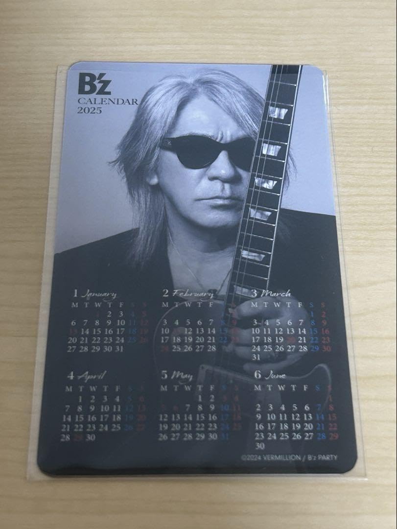 Amazon.co.jp: B'z 2025 カードカレンダー 1枚 : 文房具・オフィス用品