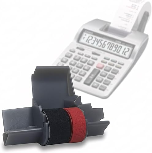 Miniatura 5 de IR-40T x [Paquete de 12] Cartucho de cinta de rodillo de tinta negra y roja compatible con Casio Canon y calculadoras de impresión Sharp y cajas