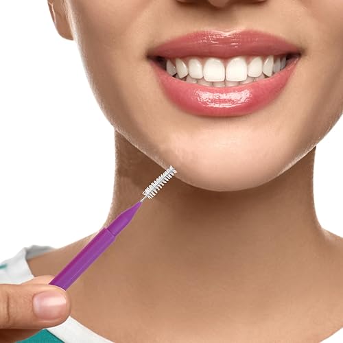 Miniatura 9 de 100 cepillos interdentales, cepillos interdentales, cepillos dentales, cepillos para limpiador, palillo de dientes, cabezal de hilo dental, hilo