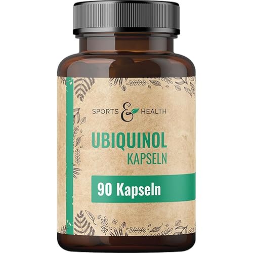 Q10 Kapseln Ubiquinol - 90 Kapseln - 100mg reines Kaneka Ubiquinol - Q10 Kapseln hochdosiert - Q10 mit Kaneka - coenzym Q10