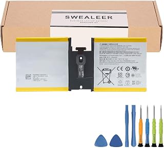 G16QA043H Tablet Battery Replacement for Microsoft Surface GO 1824 Series G16QAO43H with Tools [7.66V 26.12Wh 3411mAh]