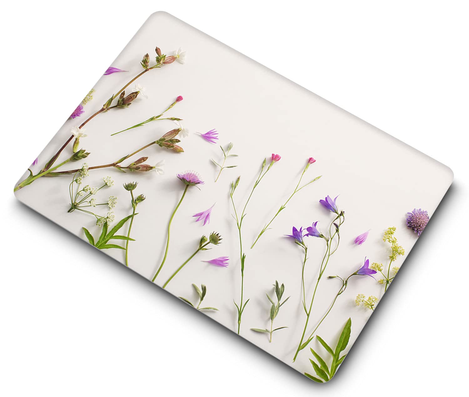Coque Compatible avec MacBook 12 Pouces 2017 2016 2015 Version A1534 avec Retina Display, Étui Rigide Protecteur en Plastique et Housse de Clavier, Floral