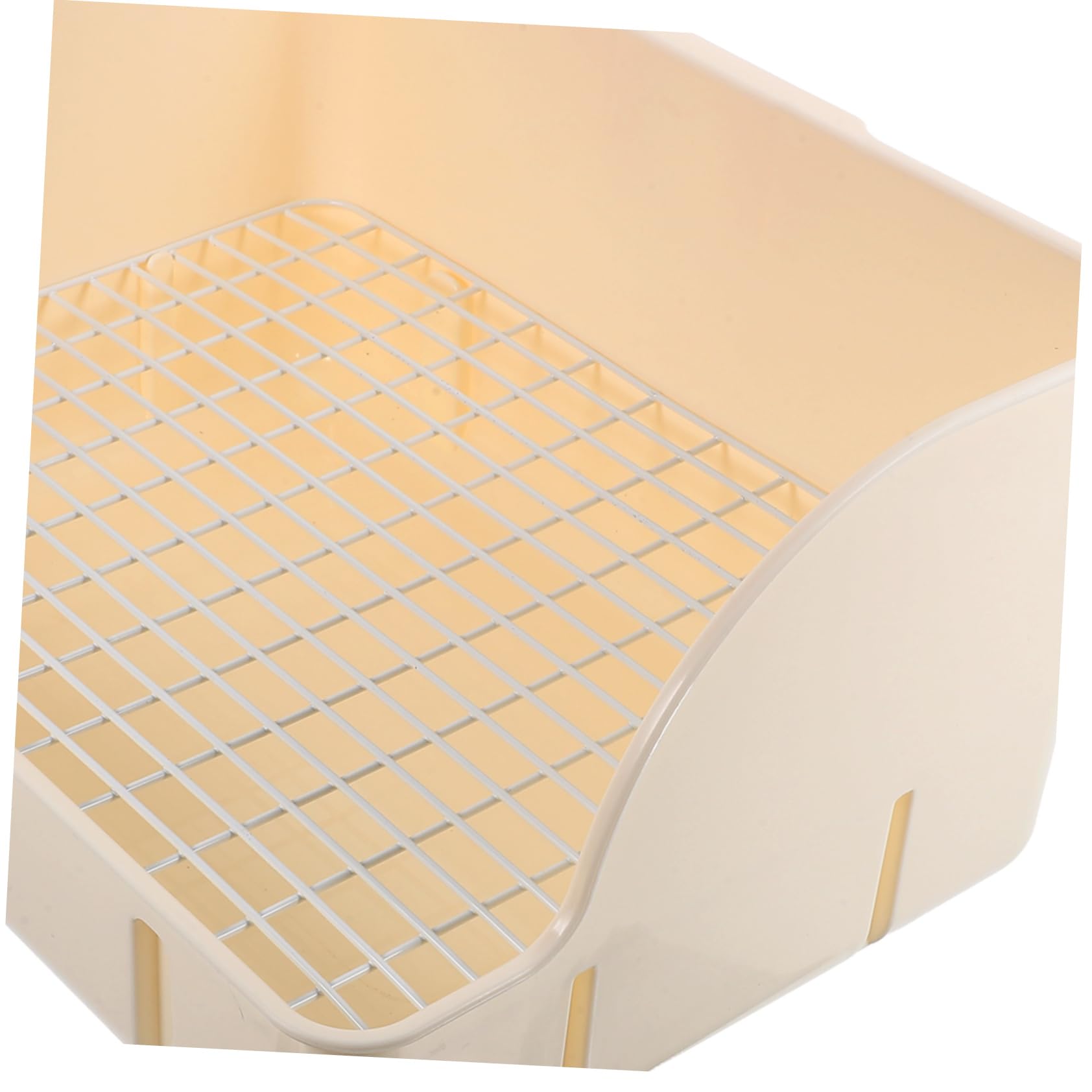 DOITOOL Vassoio per Lettiera per Conigli Addestramento Bunny Design Angolare Facile Base Antispruzzo