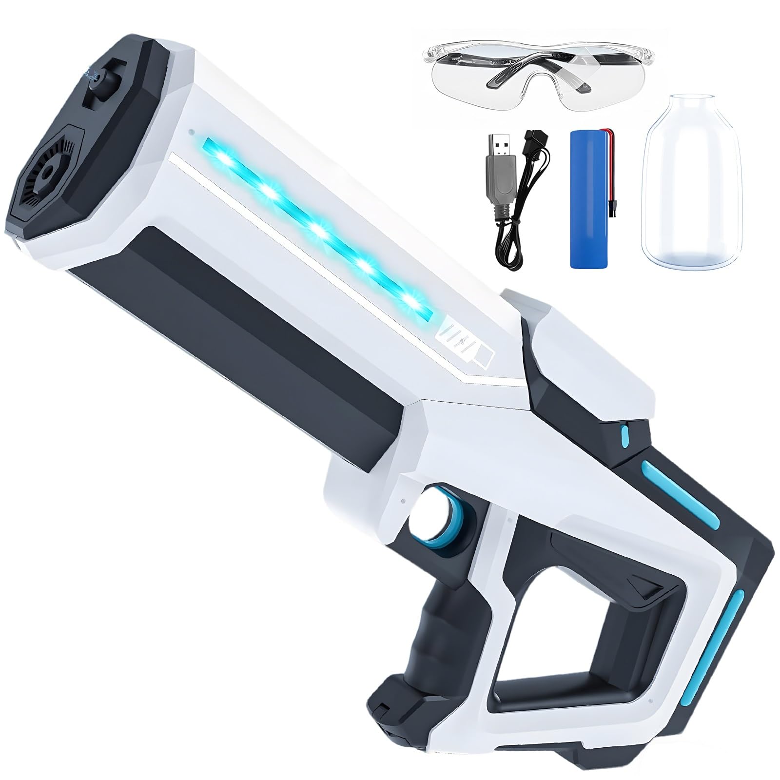 Amazon | 水鉄砲 電動 Cute Stone ウォータービーズガン 水遊び