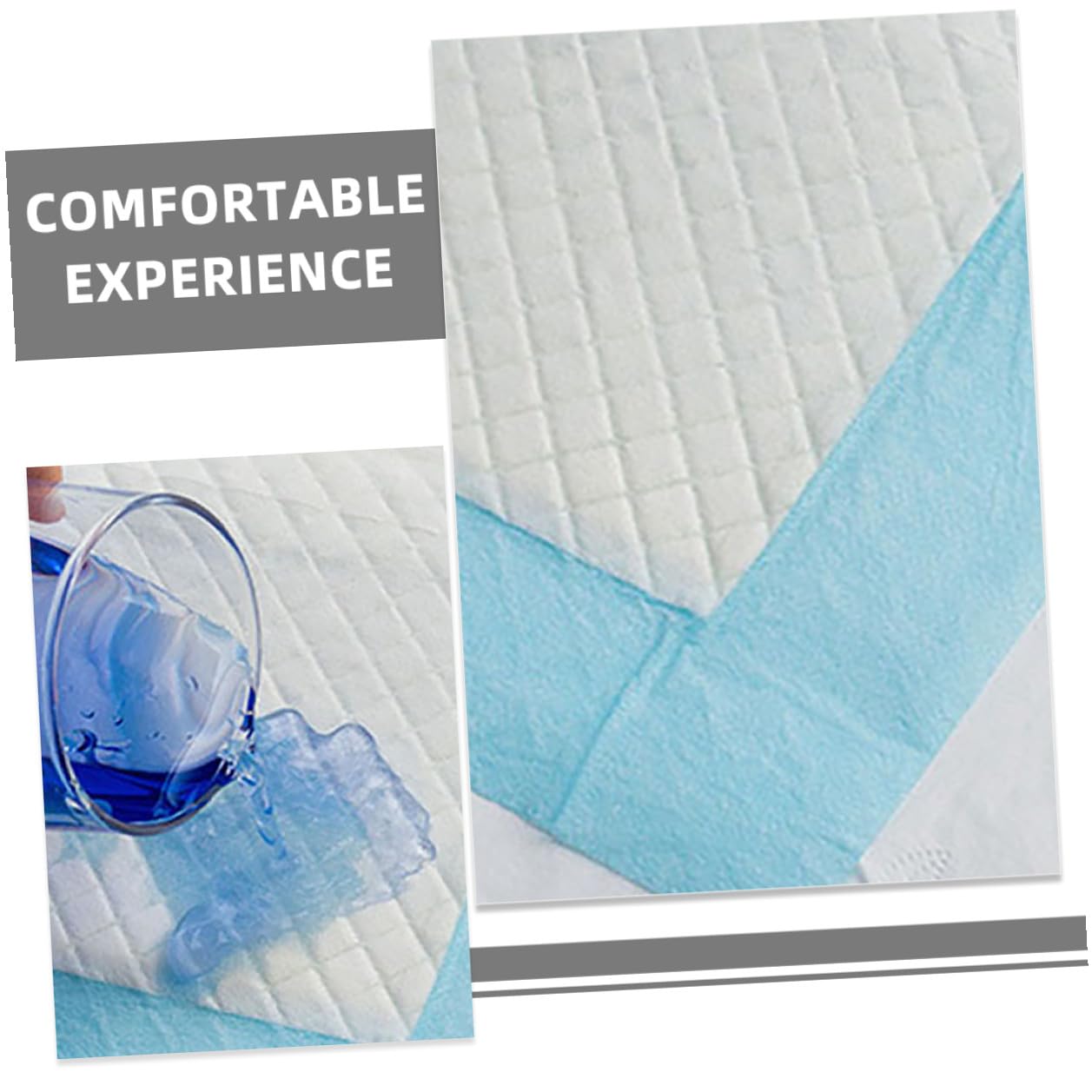 ifundom Lot de 100 Alèses Jetables pour Bébé Ultra Absorbantes en Tissu Non Tissé et Pulpe de Bois, pour Usage Domestique en Voyage, Pratiques et Confortables