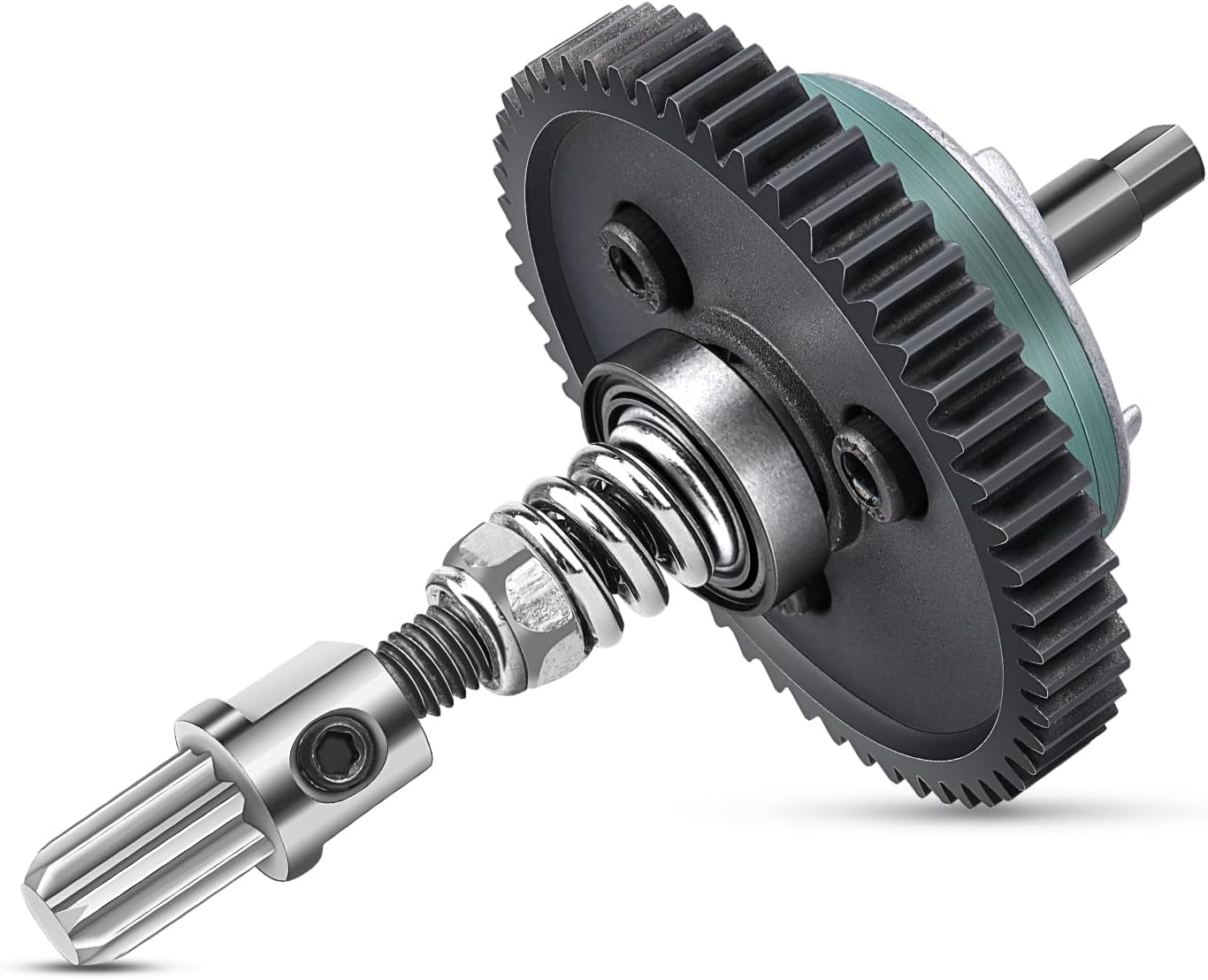 6878 Complete Slipper Clutch Assembly Steel Metal Diff Gear Compatible with Traxxas Slash 4X4/ Stampede 4X4/ Rustler 4X4/ Raptor R/ST Rally
