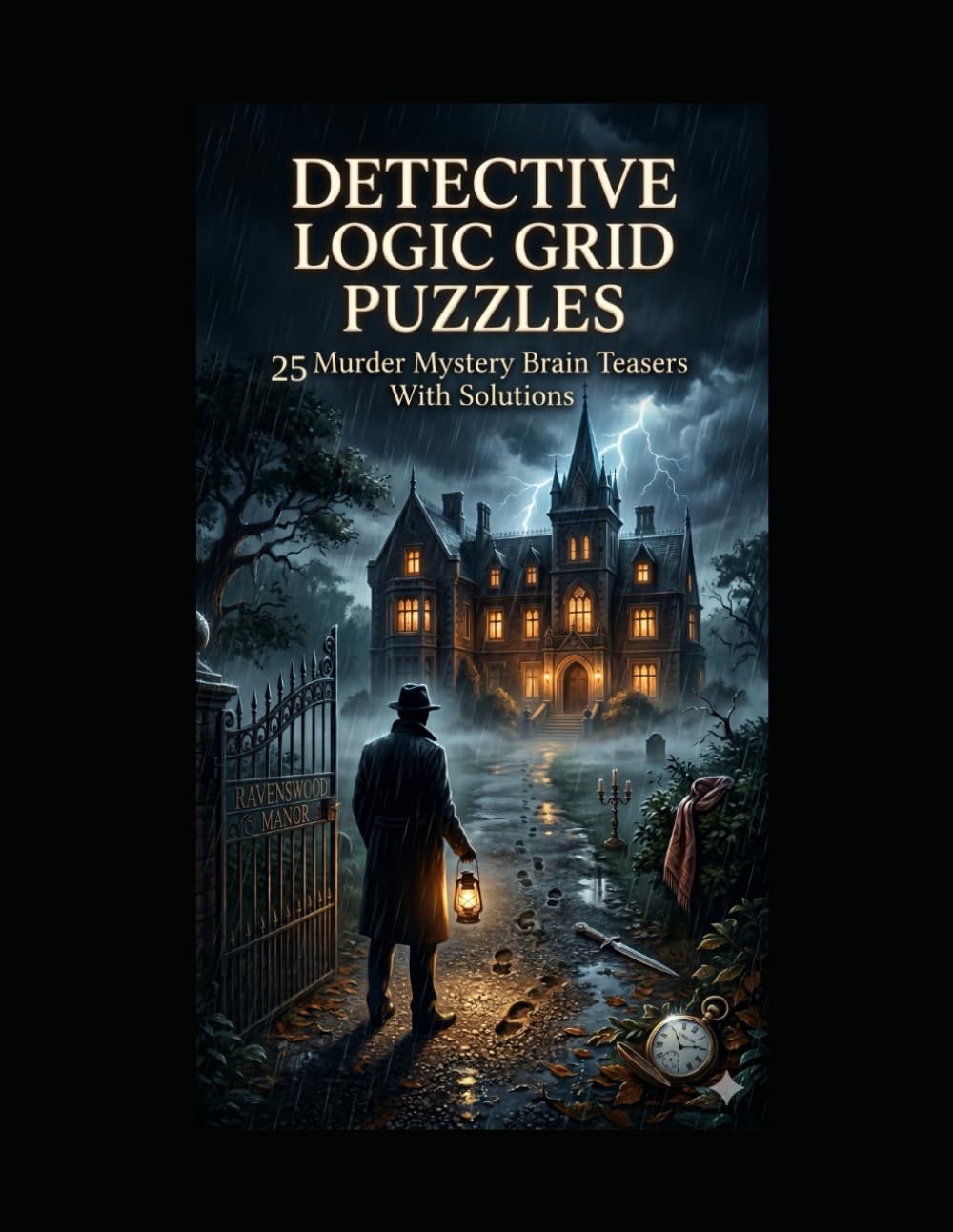 Detective Logic Grid Puzzles: 25 Murder Mystery Brain Teasers with Complete Solutions
