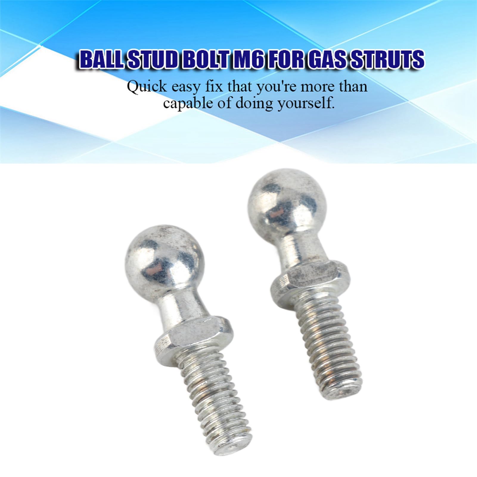 Een Paar Bal Stud Bolt M8 Voor Gasveren Rvs Ball E... – Vicedeal
