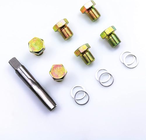 Miniatura 2 de M13 x 1.5MM tapón de drenaje de aceite Kit de reparación de roscas de aceite Tornillos Herramienta de reenhebrado