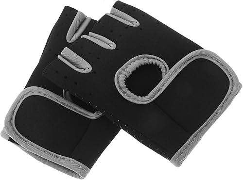 Guantes de yoga transpirables antideslizantes de medio dedo para hombres y mujeres, guantes de entrenamiento ligeros con diseño flexible para