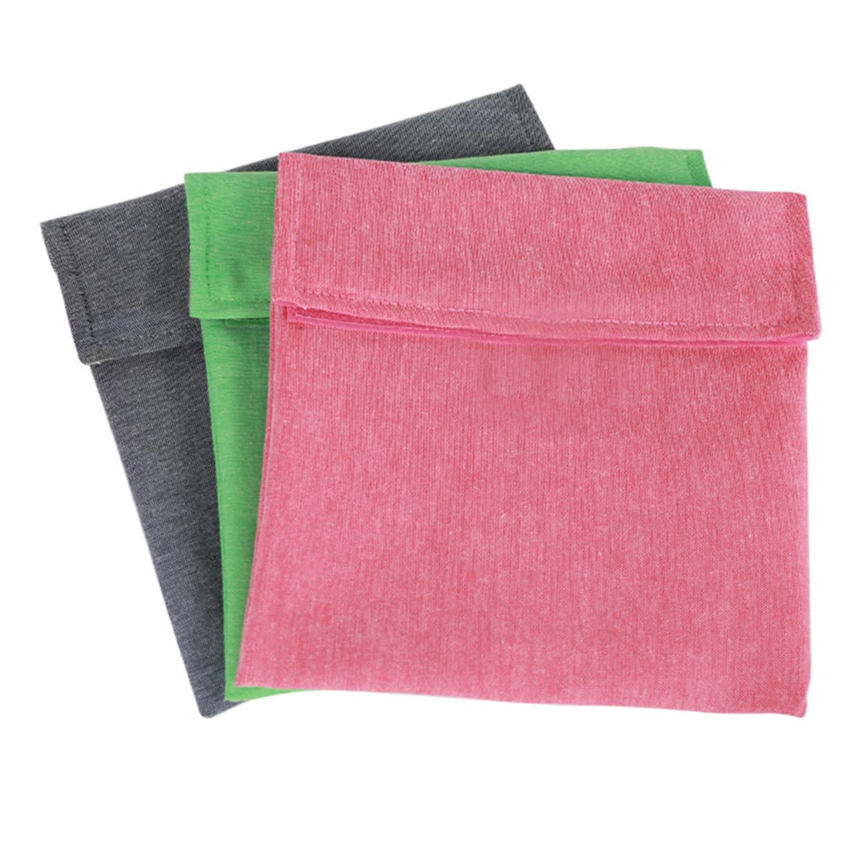 FRCOLOR 2juegos Reutilizables para Snacks Almacenamiento De Comida Lavable Verde Rosa para Cocina y Merienda Infantil