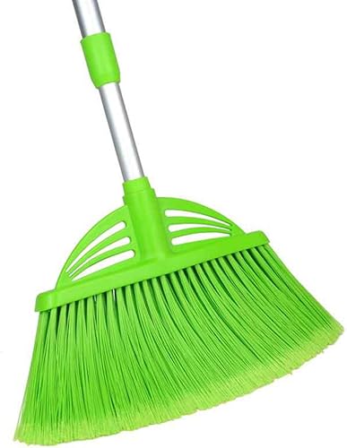 Miniatura 4 de Xifando Escoba telescópica de mango largo de barra de aleación de aluminio de tres secciones