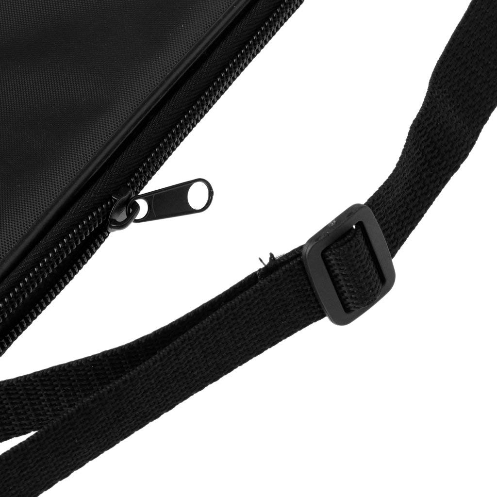 Funda portátil para raqueta de bádminton con cubierta completa, bolsas de transporte suaves y ligeras