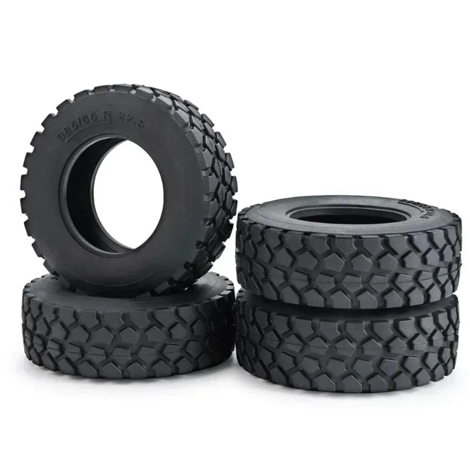 Per Tamiya 1/14 Rc Auto Parti Aggiornamento Gomma Pneumatici Ruote 1/14Th Cerchione Mozzi Trattore Rimorchio Cargo Traino Trascinare Camion Ricambi Modellini RC