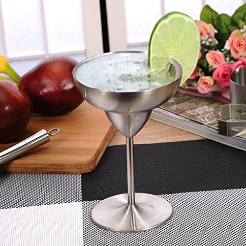 Cálice de vinho homozy premium de grau alimentício de aço inoxidável inquebrável sem BPA – Prata1, c