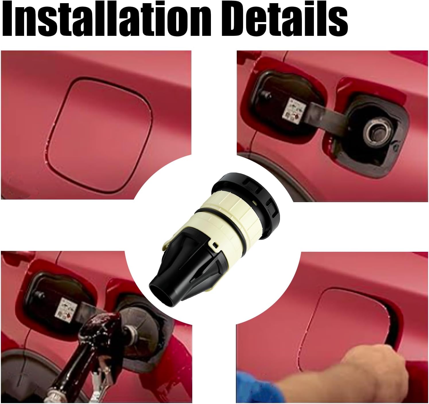 Fuel Tank Cap Without Cover Compatible With Ford Escape 2013-2025, Replace for BU5A-9D000-LE