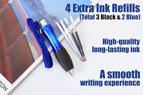 Miniatura 8 de Utensilios con peso para temblores de manos y Parkinsons y bolígrafos de grasa grandes con peso para Parkinson