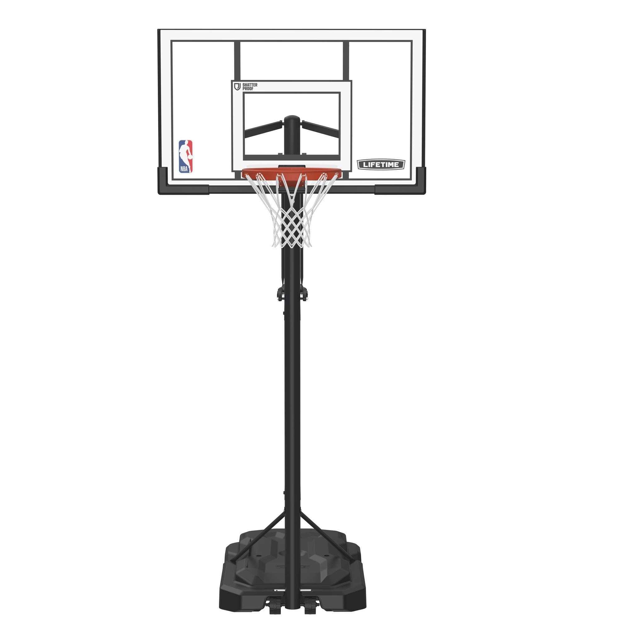 Photo 1 of LIFETIME NBA Portable Basketball Hoop, 54-Inch Shatterproof Backboard
