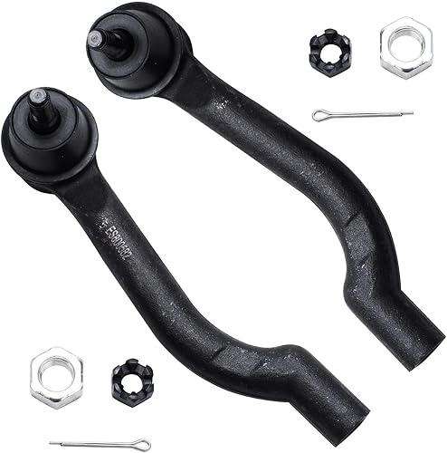 Detroit Axle - Barras de acoplamiento delanteras para Nissan Rogue 2008-2013, 2014-2015 Rogue Select, 2 extremos de barra de acoplamiento exteriores