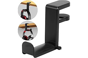 FYY Headphone Stand, Rotation Headset Hanger Holder for Desk