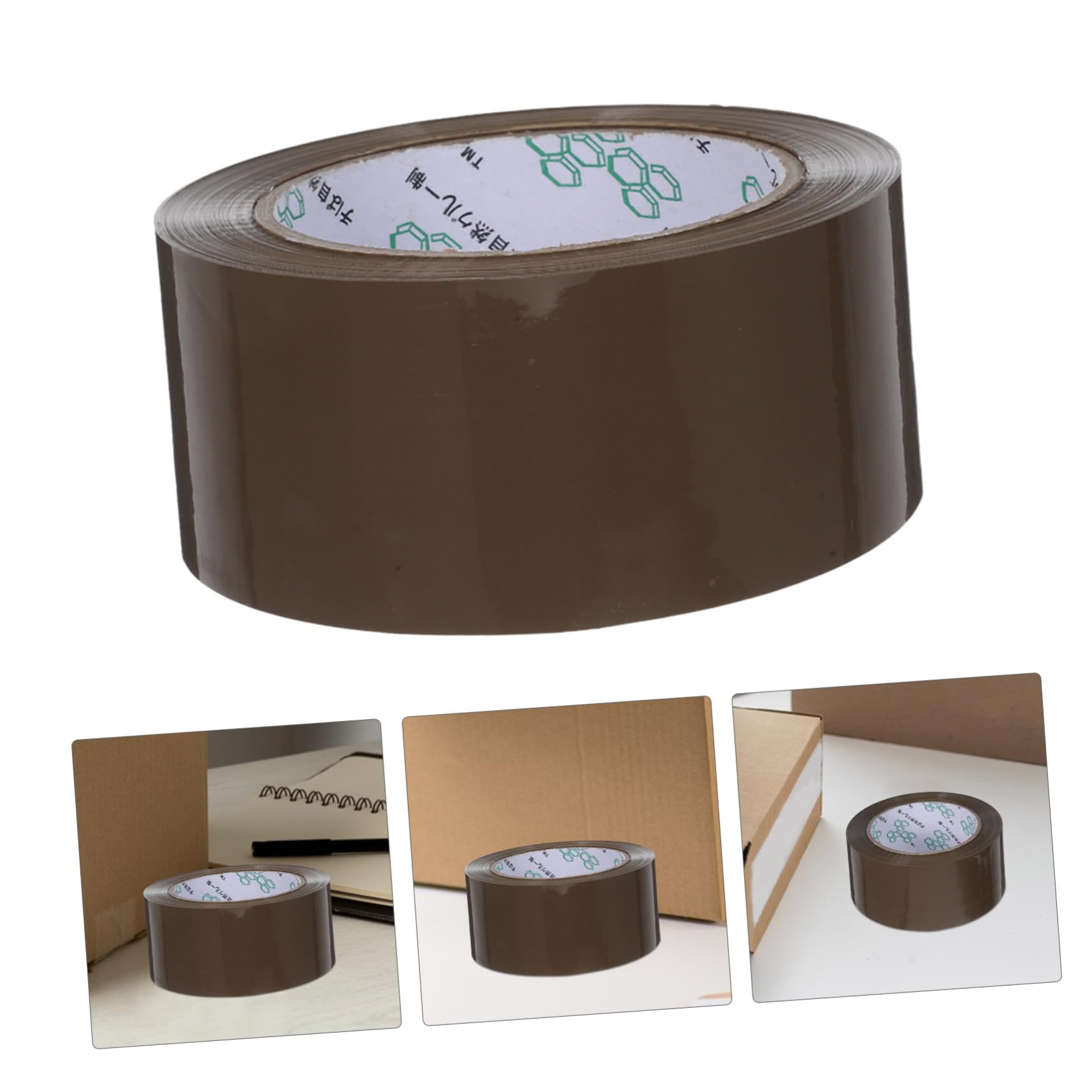 Hochleistungs Packband 5 Rollen Bopp Braun, Kartonverschluss | 394 Yards Je Rolle, 2 Zoll Breite, Versandverpackungsband für Büro und Umzug, Starke Haftung